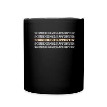 Pain au levain - Mug uni - noir - Devant