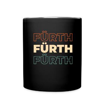 Ville allemande de Fürth, Bavière - Mug uni - noir - Devant