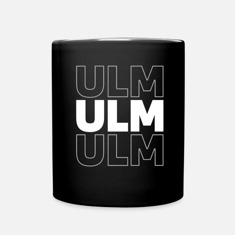 Deutsche Stadt Ulm Badenwürttemberg - Tasse einfarbig - Schwarz