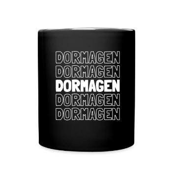 Ville allemande de Dormagen, Rhénanie-du-Nord-Westphalie - Mug uni - noir - Devant