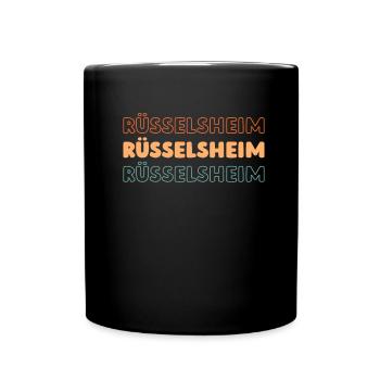 Ville allemande de Rüsselsheim am Main Hesse - Mug uni - noir - Devant