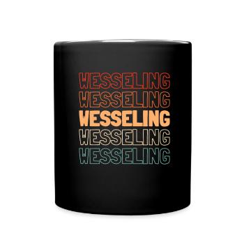 Ville allemande de Wesseling, Rhénanie-du-Nord-Westphalie - Mug uni - noir - Devant
