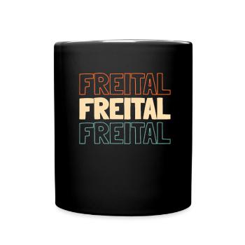 German city of Freital Saxony - Full Colour Mug - black - Front