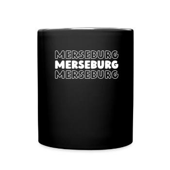 German city Merseburg Saxony-Anhalt - Full Colour Mug - black - Front