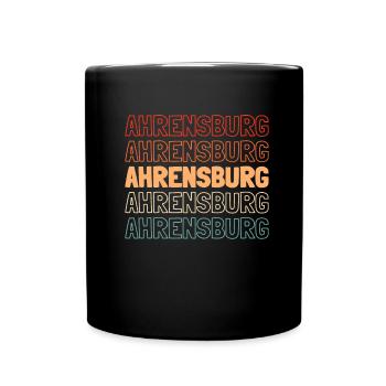Ville allemande Ahrensburg Schleswigholstein - Mug uni - noir - Devant