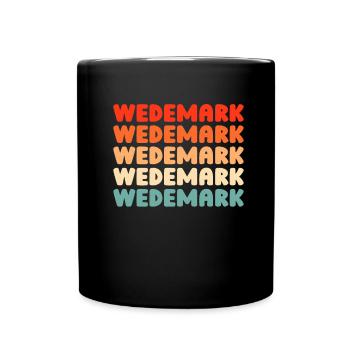 German city Wedemark, Lower Saxony - Full Colour Mug - black - Front