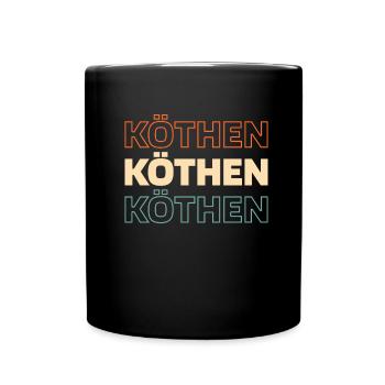 German city of Köthen Saxony-Anhalt - Full Colour Mug - black - Front