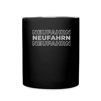 German city Neufahrn bei Freising Bavaria - Full Colour Mug - black - Front
