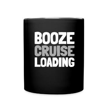 Kreuzfahrt - Tasse einfarbig - Schwarz - Vorne