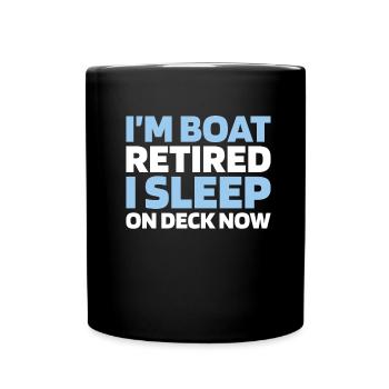 Kreuzfahrt Retired Retirement - Tasse einfarbig - Schwarz - Vorne