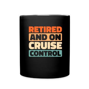 Cruise Retraite - Mug uni - noir - Devant