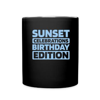 Kreuzfahrt Birthday Cruise - Tasse einfarbig - Schwarz - Vorne