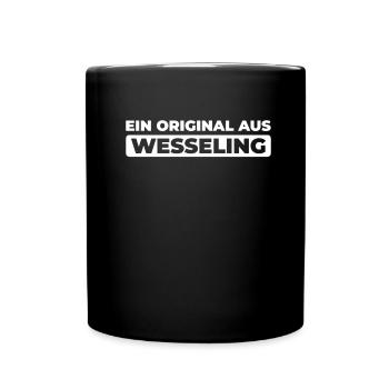 Ville allemande de Wesseling, Rhénanie-du-Nord-Westphalie - Mug uni - noir - Devant