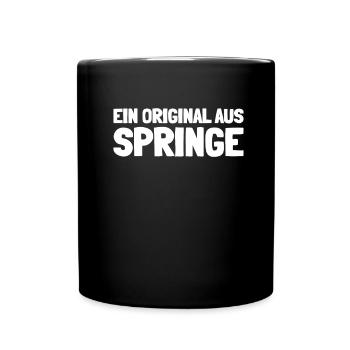 German city of Springe, Lower Saxony - Full Colour Mug - black - Front