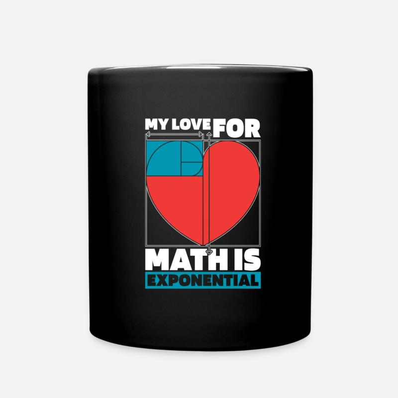 Mathe Mathematik Lustig Math Drôle Jeu de mots - Mug uni - noir