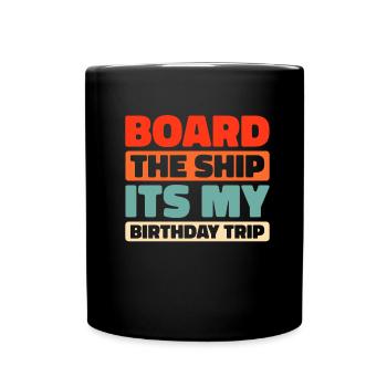 Croisière - Mug uni - noir - Devant