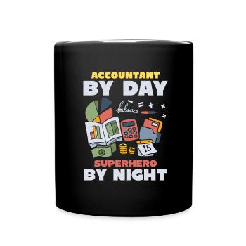 Comptable Conseiller fiscal - Mug uni - noir - Devant