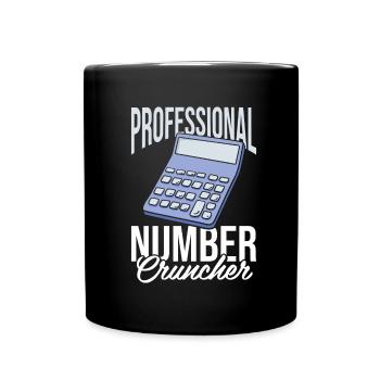 Comptable Conseiller fiscal - Mug uni - noir - Devant