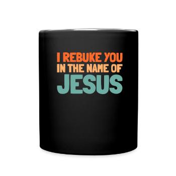 Christ Christentum - Tasse einfarbig - Schwarz - Vorne