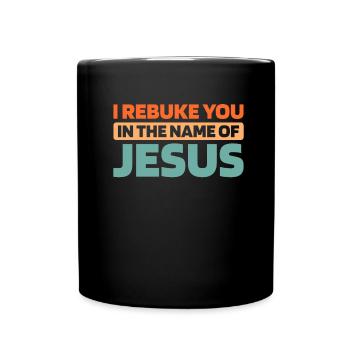 Christ Christentum - Tasse einfarbig - Schwarz - Vorne