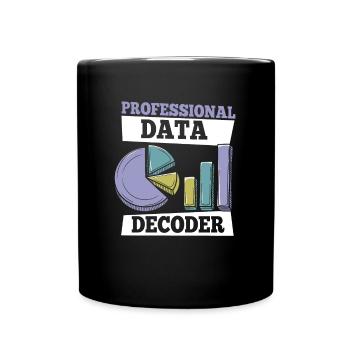 Analyste de données en science des données - Mug uni - noir - Devant