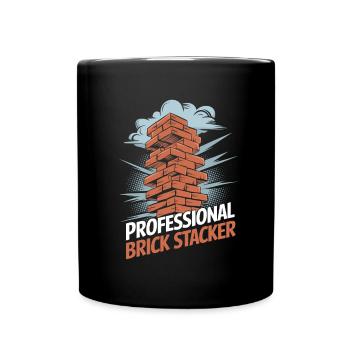 Bricklayer - Full Colour Mug - black - Front