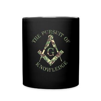 Masonic Freemasonry Camo - Full Colour Mug - black - Front