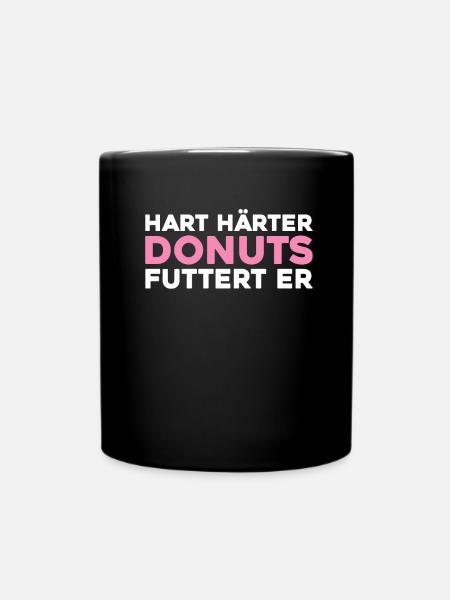 Donut - Tasse einfarbig - Schwarz