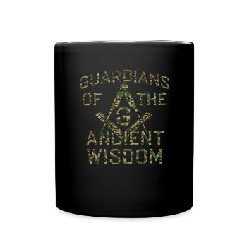 Masonic Freemasonry Camo - Full Colour Mug - black - Front