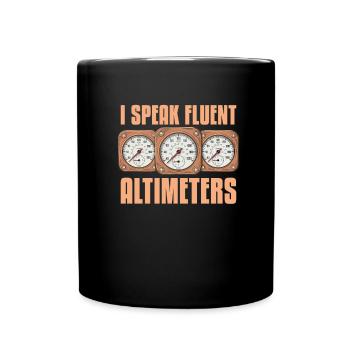Flugingenieur - Tasse einfarbig - Schwarz - Vorne