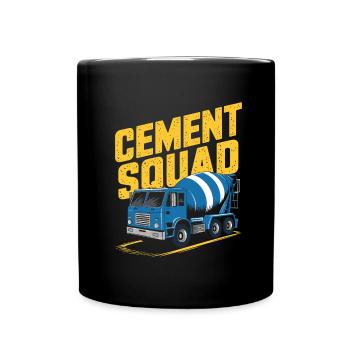 Concrete worker cadre - Full Colour Mug - black - Front