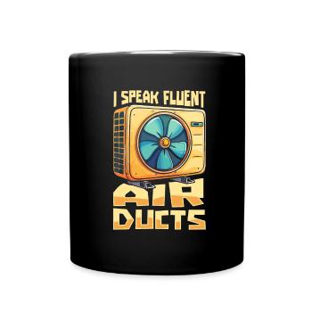 HVAC Technician - Full Colour Mug - black - Front