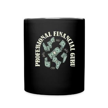 Conseiller financier - Mug uni - noir - Devant