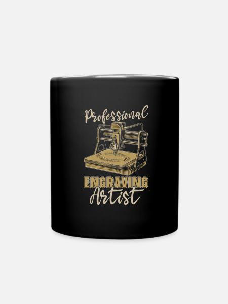 Graveur - Mug uni - noir