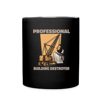 Sprengmeister - Tasse einfarbig - Schwarz - Vorne