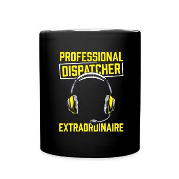 Centre d’opérations du centre de contrôle des appels d’urgence - Mug uni - noir - Devant
