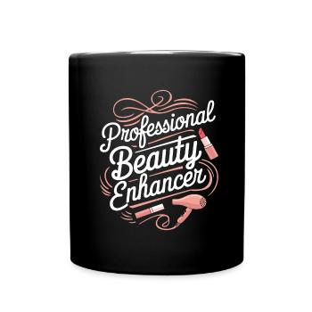 Esthéticien - Mug uni - noir - Devant