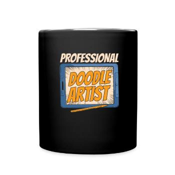 Dessinateur - Mug uni - noir - Devant