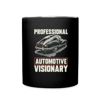 Automobildesigner - Tasse einfarbig - Schwarz - Vorne
