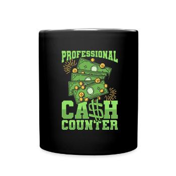 Bank employee - Full Colour Mug - black - Front