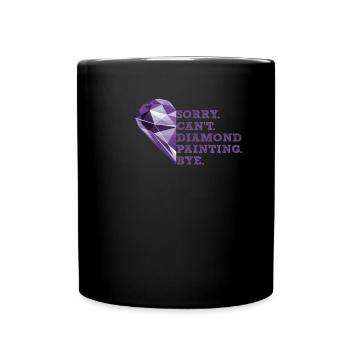 Painting Diamonds Diamond Painting Art - Full Colour Mug - black - Front