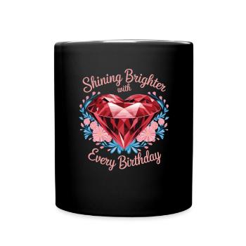 Painting Diamonds Diamond Painting Art - Full Colour Mug - black - Front