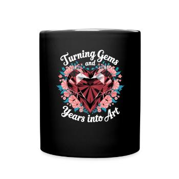 Painting Diamonds Diamond Painting Art - Full Colour Mug - black - Front