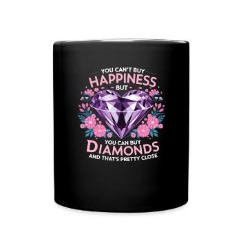 Painting Diamonds Diamond Painting Art - Full Colour Mug - black - Front