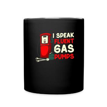 Pump attendant - Full Colour Mug - black - Front