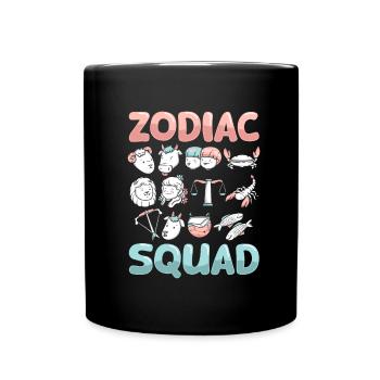 Astrologie Astrologe Kader - Tasse einfarbig - Schwarz - Vorne