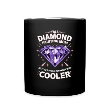 Peinture Diamants Peinture au diamant Art - Mug uni - noir - Devant