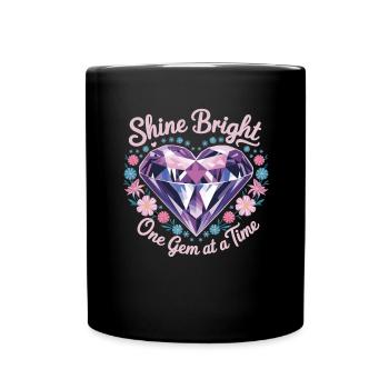 Painting Diamonds Diamond Painting Art - Full Colour Mug - black - Front