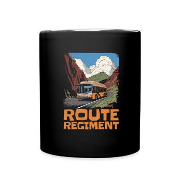 Bus Bus Driver Team - Full Colour Mug - black - Front