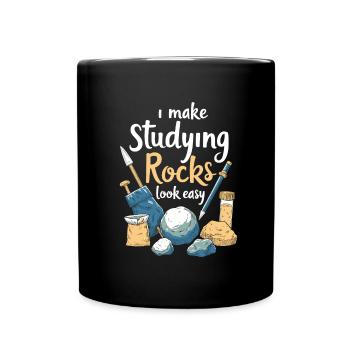 Geologie Geologe - Tasse einfarbig - Schwarz - Vorne